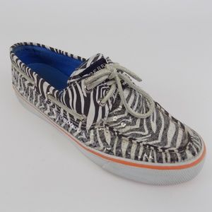 SPERRY Top-Sider Women's Size 7.5M Zebra Sequin